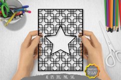 Vintage Star Stencil Papercut Product Image 1