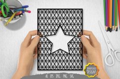 Vintage Star Stencil Papercut Product Image 1