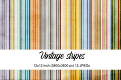 digital papers with colorful stripes in vintage style