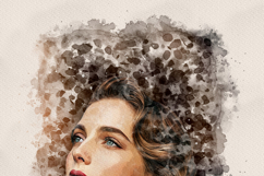 Vintage Style Digital Watercolor Portrait Art Effect Product Image 5