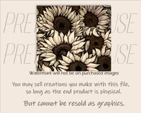 Pretty Sunflowers Pattern Tumbler Wrap PNG Product Image 2