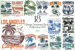 Vintage Summer Beach Collection SVG Product Image 1