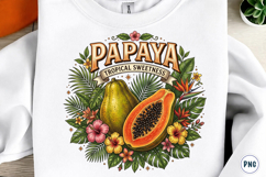Vintage Summer Fruit Quotes PNG Product Image 1