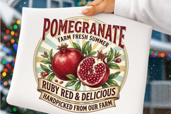 Vintage Summer Fruit Quotes PNG Product Image 3