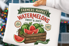 Vintage Summer Fruit Quotes PNG Product Image 3