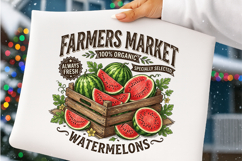 Vintage Summer Fruit Quotes PNG Product Image 3