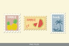 Vintage Summer Postage - Scrapbook Clipart Product Image 1
