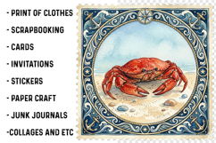 Vintage Summer Stamp PNG Product Image 2