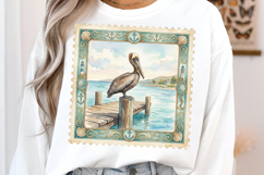 Vintage Summer Stamp PNG Product Image 3