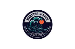 Vintage surfing t shirt graphic typography illustration Product Image 1