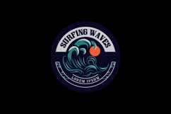 Vintage surfing t shirt graphic typography illustration Product Image 2