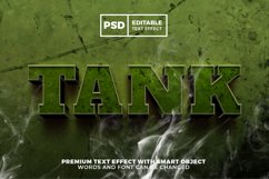 Grunge Tank - Editable Text Effect Product Image 1