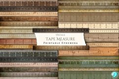 Vintage Tape Measure Printable Ephemera Product Image 1