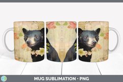 GorgeousDecoupage Tasmanian Devils Mug Wrap design.
