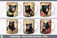 Bundle of six Decoupage Tasmanian Devils Mug Wrap designs.