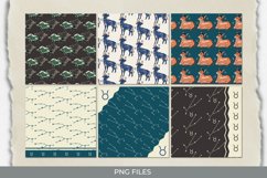 Vintage Taurus Sign Seamless Pattern Paper Packs Product Image 1