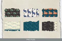 Vintage Taurus Sign Seamless Pattern Torn Paper Product Image 1