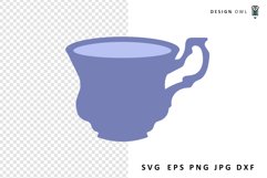 teacup svg for cricut and silhouette