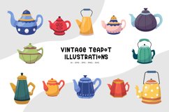 Vintage Teapot Illustrations Product Image 1