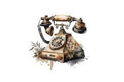 clipart bundle,junk journal,commercial use,watercolor clipart,scrapbooking ephemera,vintage telephone png,telephone bundle png,vintage telephone clipart,watercolor telephone png,vintage telephone illustration,watercolor telephone clipart,watercolor teleph