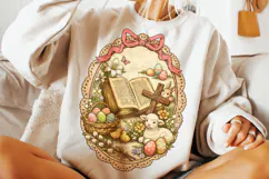Vintage Retro Christian Easter PNG, Bible Verse Jesus PNG Product Image 5