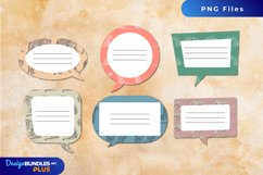 Vintage Tiger Seamless Pattern Speech Bubbles Product Image 1