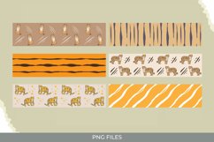 Vintage Tiger Seamless Pattern Strips Product Image 1