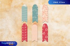 Vintage Tomatoes Seamless Pattern Shaped Journaling Page Product Image 1