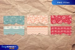 Vintage Tomatoes Seamless Pattern Torn Paper Product Image 1