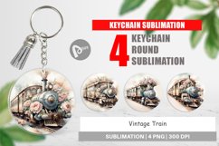 Keychain Vintage Train Product Image 1