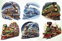 Vintage Train Christmas Sublimation Product Image 3
