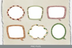 Vintage Train Seamless Pattern Speech Bubbles Product Image 1