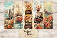 ​​​​​​​Vintage Travel Bookmarks, Bookmarks Printable, GlamArtZhanna, Print And Cut Bookmark, Bookmark Sublimation Designs, Gift For Readers, Bookmarks JPEG, Vintage Book Digital, Bookmarks Digital Set, Travel Printable