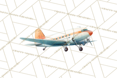 Vintage Travel Clipart, Watercolor Suitcase Clipart PNG Product Image 2