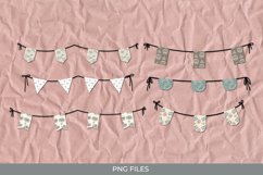 Vintage Travel Stamp Bunting Banner Sets Product Image 1
