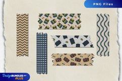 Vintage Travel Suit Cases Patterned Tape Product Image 1