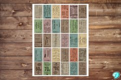 Vintage Travel Ticket Printable Ephemera Product Image 2
