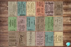 Vintage Travel Ticket Printable Ephemera Product Image 3