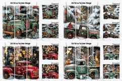 Vintage Truck Christmas Tumbler Bundle Product Image 4