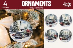 Vintage Truck Ornaments
