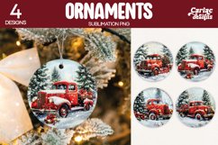 Vintage Truck Ornaments