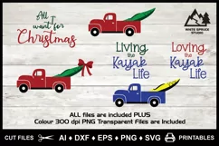 Kayak Logo, Vintage Truck, Christmas Bow, Kayak Life Sayings Product Image 2