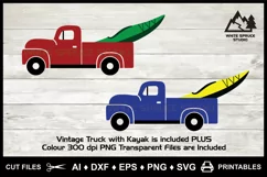 Kayak Logo, Vintage Truck, Christmas Bow, Kayak Life Sayings Product Image 19