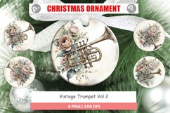 Ornament Vintage Trumpet Product Image 1