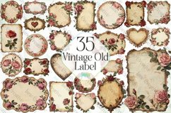Vintage Valentine Label Sublimation Bundle Product Image 1