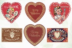 Vintage Valentine Label Sublimation Product Image 4