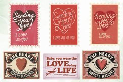 Vintage Valentine Label Sublimation Product Image 3