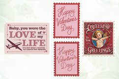 Vintage Valentine Label Sublimation Product Image 2