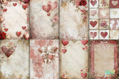 Vintage Valentine Paper Bundle Product Image 5