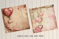 Vintage Valentine's Day Charm Seamless Digital Paper Bundle Product Image 7
